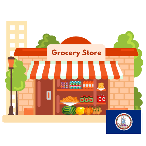Top grocery chains in Virginia USA